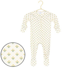 zippered footie della