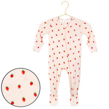 zippered footie in junie