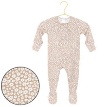 zippered footie laynie