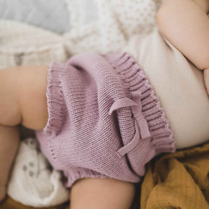 sweetly knit bloomer in lilac