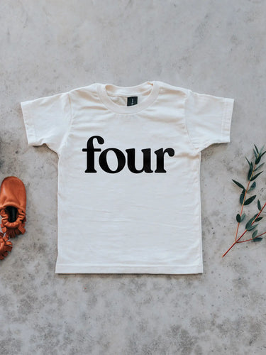 gladfolk birthday tee: four