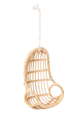 rattan egg toy swing