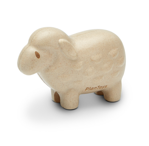 sheep wooden figure