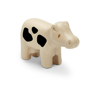 cow wooden figure