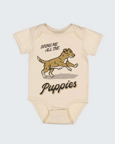 bring me all the puppies onesie