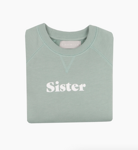 sister sweatshirt in sage