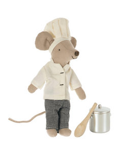 soup pot and spoon chef mouse