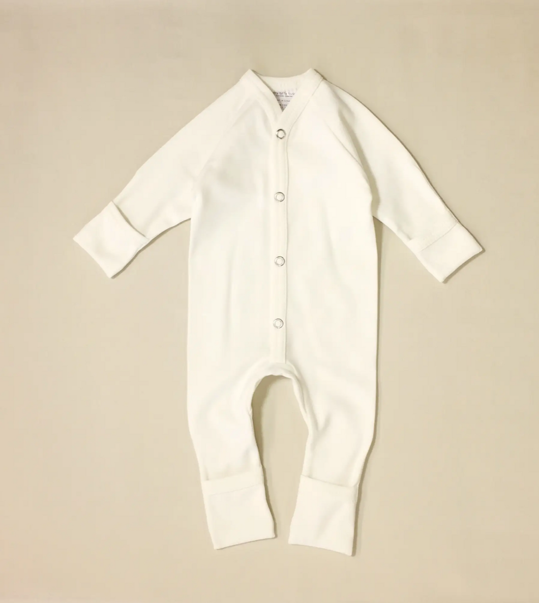 FINAL SALE: playsuit in ivory cotton