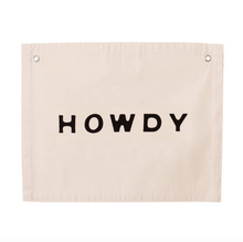 howdy banner in natural