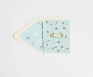 twinkle twinkle blue stars card