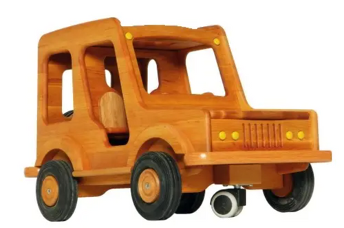 (FINAL SALE/NO SHIP) off-road wood car