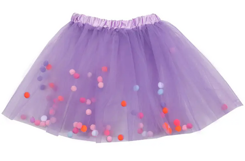 lavender pom pom tutu