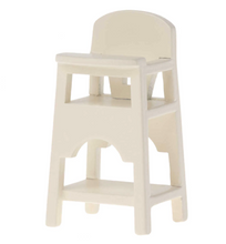 high chair off white