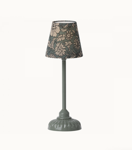 small vintage lamp in dark mint