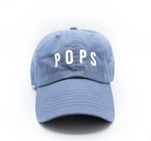 pops ball cap in dusty blue