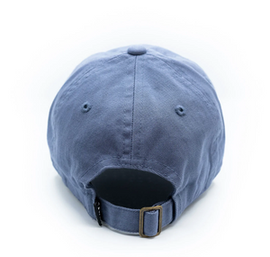 papa ball cap in dusty blue