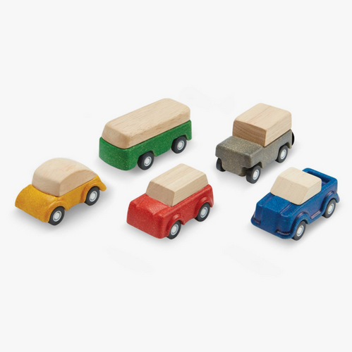 plantoys car set of 5