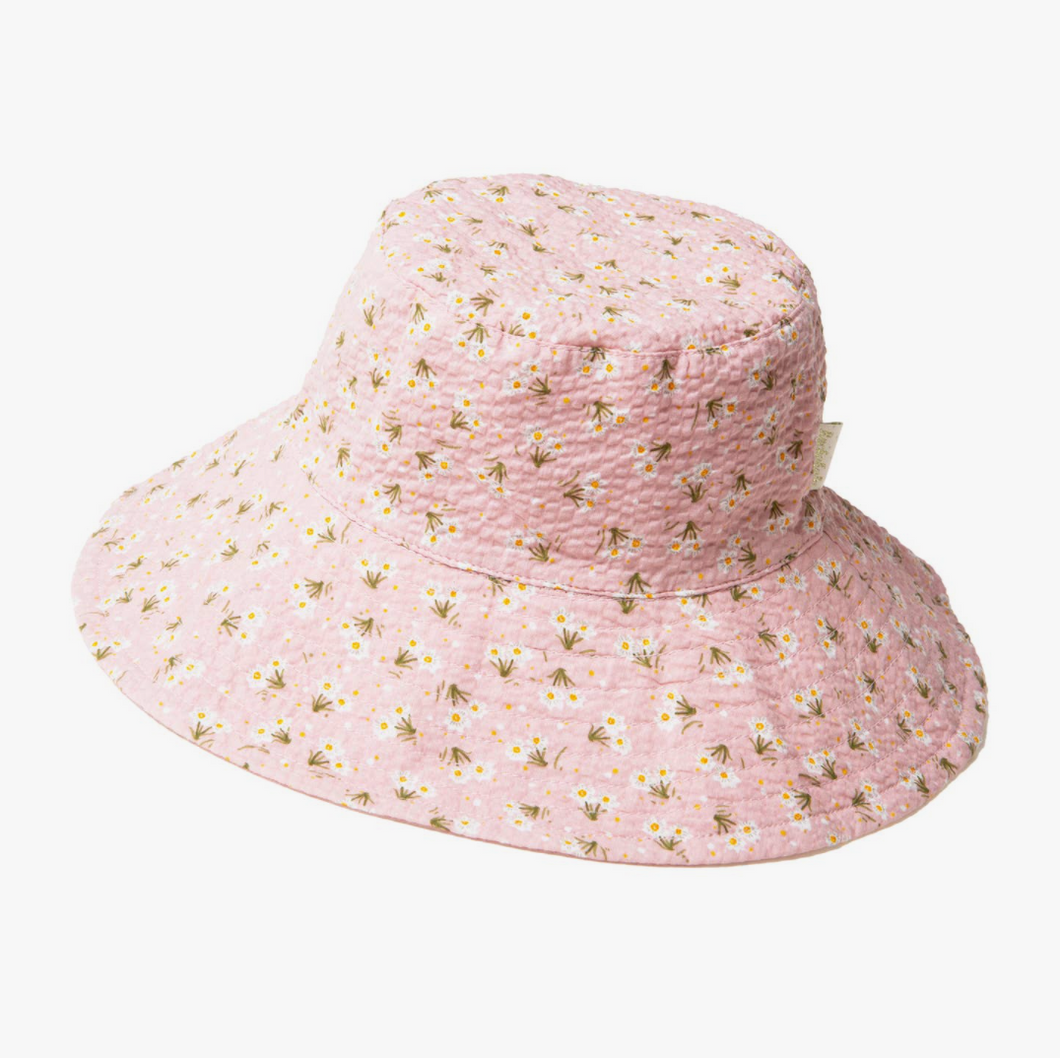 reversible sun hat in meadow