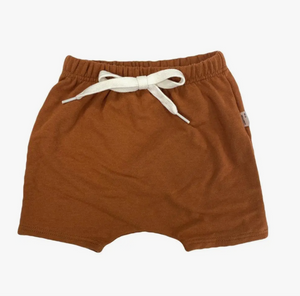 harem shorts in rust