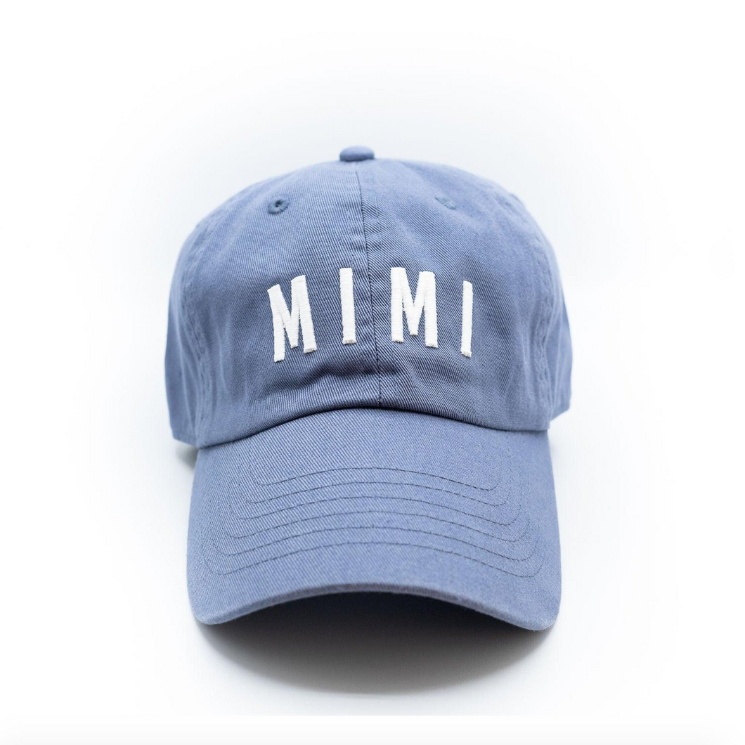 mimi ball cap in dusty blue